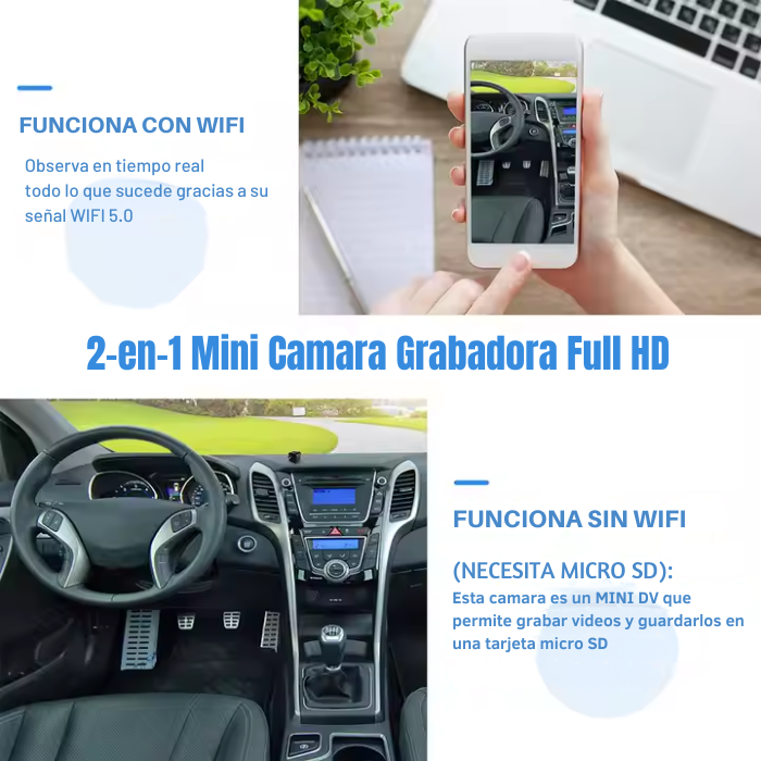 MINI CAMARA GRABADORA FULL HD